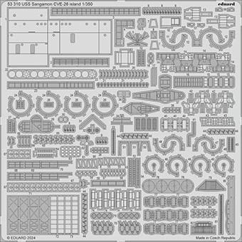 Eduard 53310 USS Sangamon CVE-26 island (TRUMP) 1/350