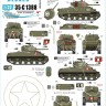 Star Decals 35-C1388 Sherman Mk.V tanks. British 79th Armoured Division. In France 1944, and pre D-Day exercises i England 1/35