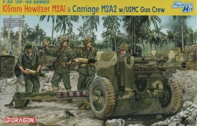 Dragon 6531 105Mm Howitzer M2A1 &amp; Carriage M2A2 1/35