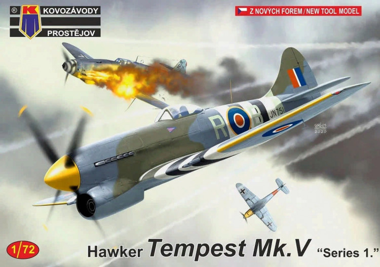 Kovozavody Prostejov 72221 Hawker Tempest Mk.V 'Series 1' (3x camo) 1/72