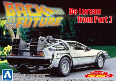 Aoshima 054758 Back to the Future Pullback De Lorean PartI 1:43