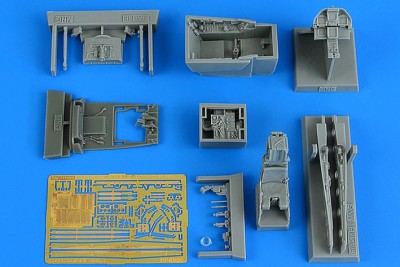 Aires 4900 F/A-18E Super Hornet cockpit set (MENG) 1/48