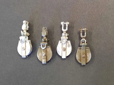 Plusmodel DP3018 US engineered pulleys WWII, 4 pcs. (3D Print) 1/35
