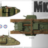 Takom 2034 WWI Heavy Tank MarkV 3 in 1 1/35