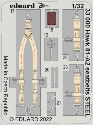 Eduard 3DL32006 Hawk 81-A2 SPACE (G.W.H.) 1/32