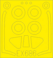 Eduard EX686 Mask 1/48 P-51H (MSVIT)