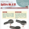 Peewit P75019 Wheel bay cover for Spitfire Mk.XI (KP) 1/72