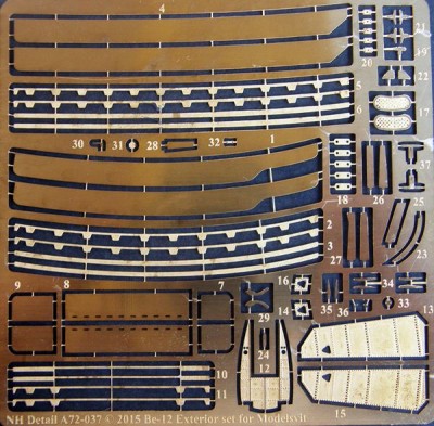 NH Detail NHA72-037 Beriev Be-12 Exterior 1/72