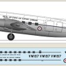 F-rsin Plastic FRP4132 Vickers Valetta Royal Air Force Support Command (laser decals) 1/144