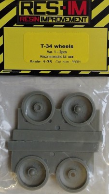RES-IM RESIM35001 1/35 T-34 wheels Var.1 (2 pcs.)