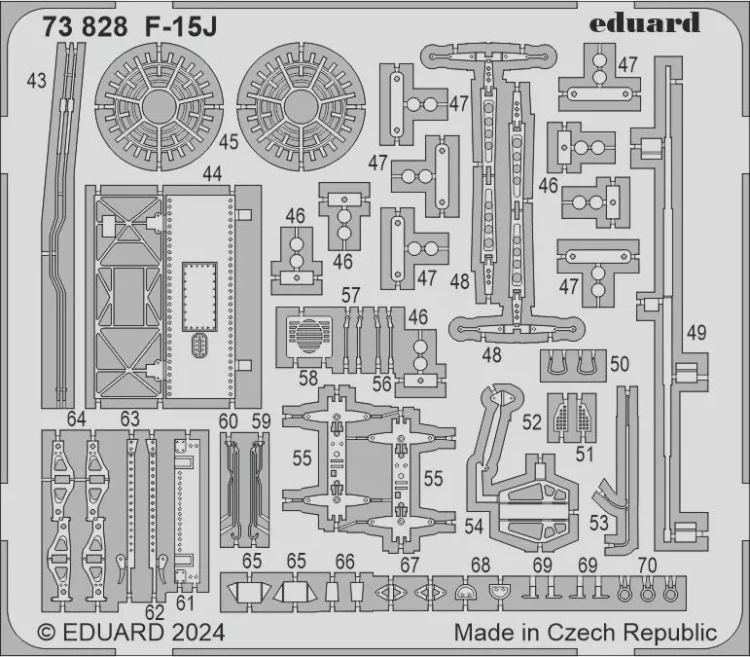 Eduard 73828 SET F-15J (FINEM) SET 1/72