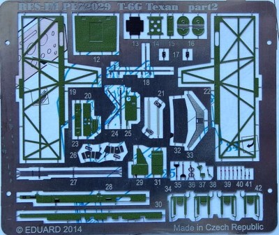 RES-IM RESIMP7229 1/72 T-6G Texan - Detail PE set (ACAD)