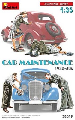 Miniart 38019 1/35 Car Maintenance 1930-40s (4 fig.)