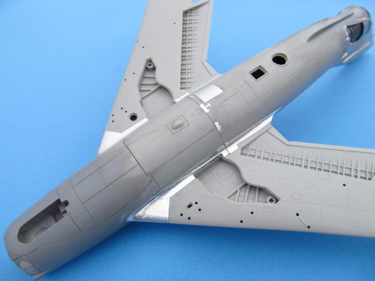 Metallic Details MDM4806 Mikoyan MiG-17 Aluminium panels (designed to be used with Hobby Boss kits) 1/48