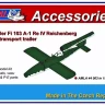 AML AMLA44003 Fieseler Fi 103 A-1 Re IV w/ transport trail 1/144