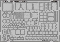 Eduard 48740 1/48 Фототравление T-28 surface panels S.A.