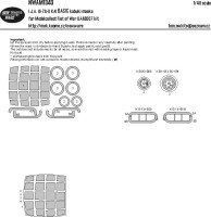 New Ware M1343 Mask I.J.A Ki-74-II Kai BASIC (MODELCOL.) 1/48
