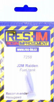 Res-Im 7258 Mitsubishi J2M Raiden fuel tank (HAS) 1/72