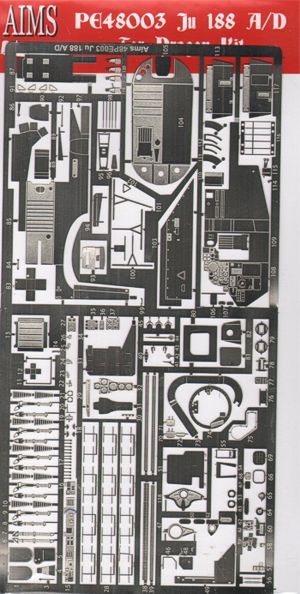 Aims AIMPE48003 Junkers Ju-188A/Ju-188D (designed to be used with Dragon kits) 1/48