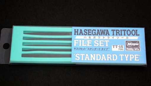 Hasegawa 71215 Набор надфилей стандартный 5шт ТТ-15