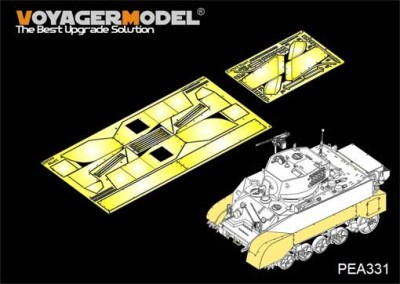 Voyager Model PEA331 WWII US M3A3 Stuart Fenders/Side skirts (FOR AFV CLUB KIT) 1/35