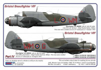 AML AMLC72012 Декали Bristol Beaufighter IF&VIF Part IV. 1/72