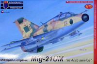Kovozavody Prostejov 72202 MiG-21UM 'In Arab Service' (4x camo) 1/72