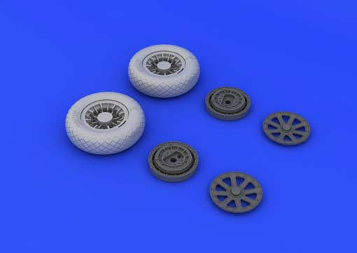 Eduard 632052 F4U-1 wheels diamond pattern