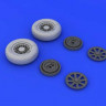 Eduard 632052 F4U-1 wheels diamond pattern