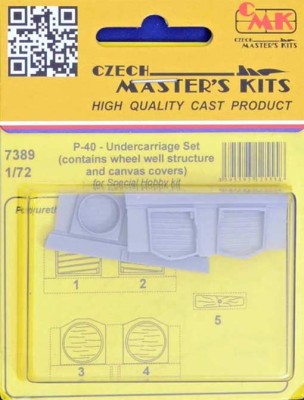 CMK 7389 P-40E Undercarriage set (SP.HOBBY) 1/72