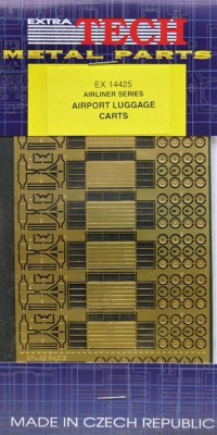 Extratexh EXTE14425 Airport Luggage Carts (PE set) 1:144