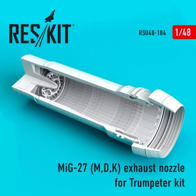 Reskit RSU48-184 MiG-27 (M,D,K) exhaust nozzle (TRUM) 1/48
