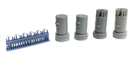ЭВМ RS48074 НАР Б8В20-А Блок орудий, для отечественных вертолетов 1/48