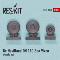 Reskit RS48-0068 DH.110 Sea Vixen wheels set (AIRFIX) 1/48