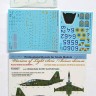 Foxbot Decals FBOT48042T Ukrainian Rooks: Sukhoi Su-25UB with Stencils 1/48