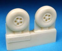 Barracuda Studios BCR72136 Hawker Typhoon, Tempest Series 1 Mainwheels (For all kits) 1/72