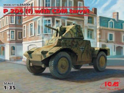 ICM 35377 Panzerspahwagen P 204 (f) с башней CDM 1/35