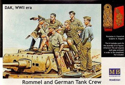 Master Box 03561 Роммель и танкисты 1/35