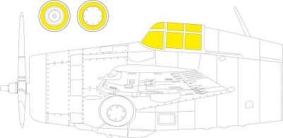 Eduard CX610 Mask F4F-4 (ARMA H.) 1/72