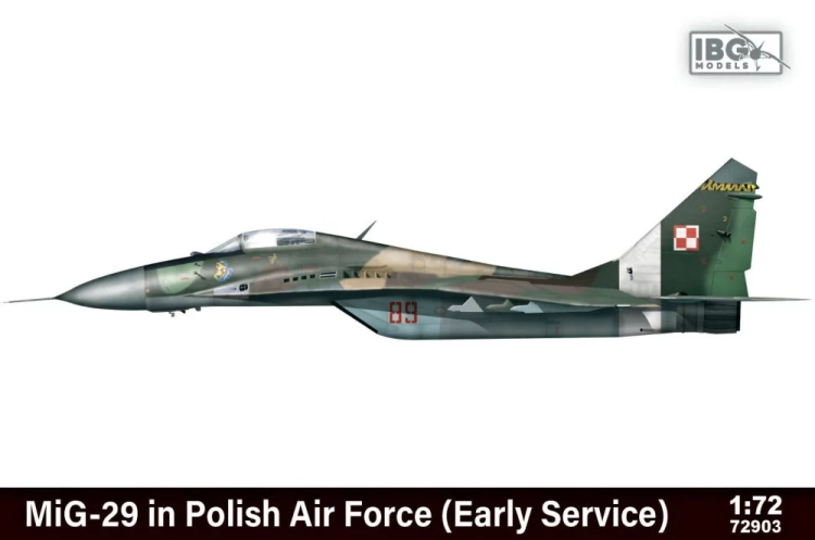 IBG 72903 MiG-29 Polish Air Force early (w/ 3D print) 1/72