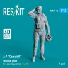 Reskit F72042 A-7 'Corsair II' female pilot stand.posit. 1 1/72