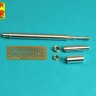 Aber 35 L-283 105mm M-68 barrel with thermal shroud for U.S. M48A5 or CM-11 (M48H) Tank (designed to be used with Dragon, Takom and Tamiya kits) 1/35