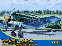 Kora Model 72189 FFVS J-22A Swedish WWII Fighter 1/72