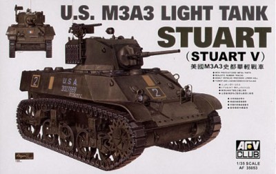 AFV Club AF35053 M3A3 LIGHT TANK 1/35
