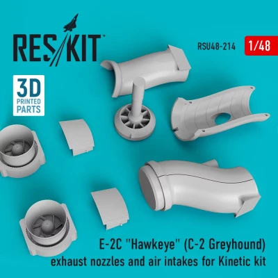 Reskit U48214 E-2C 'Hawkeye' (C-2 Greyhound) exh.nozzles 1/48