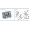 Quinta studio QT48039 Выхлопные патрубки для И-16 тип 5 (Звезда) 1/48