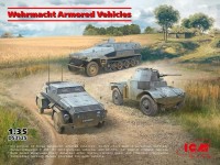 ICM DS3525 Wehrmacht Arm.Vehicles DIORAMA SET (3 kits) 1/35