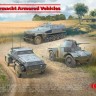 ICM DS3525 Wehrmacht Arm.Vehicles DIORAMA SET (3 kits) 1/35