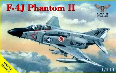 Sova-M 14001 McDonnell Douglas F-4 Phantom II 1/144