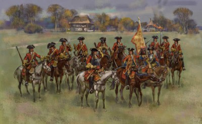 Strelets STR25572 British Regiment of Horse (Late War) (Spanish Succession War) 1/72